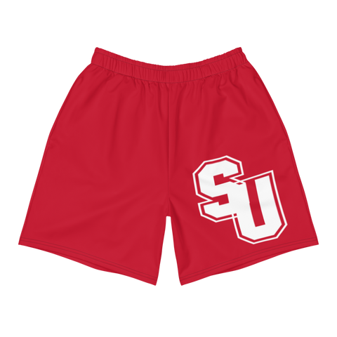 SteezU Red Hoop Shorts